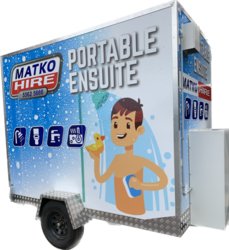 Mobile Ensuite Bathroom  Toilet  Shower trailer