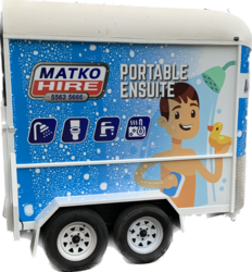 Mobile Ensuite Bathroom- Toilet -Shower trailer Float